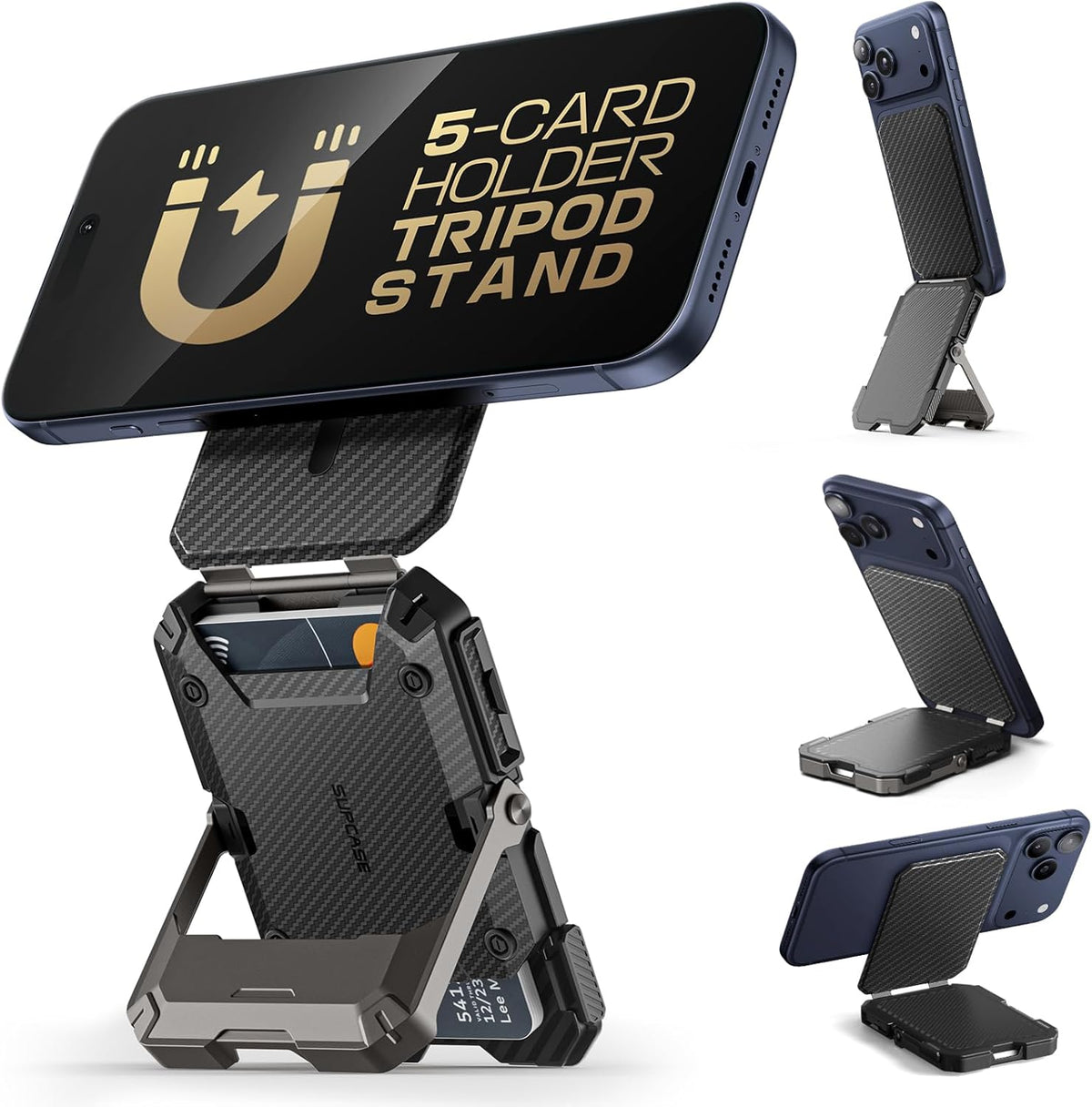 Kavendel MagVault™ Magnetic Wallet & Phone Stand
