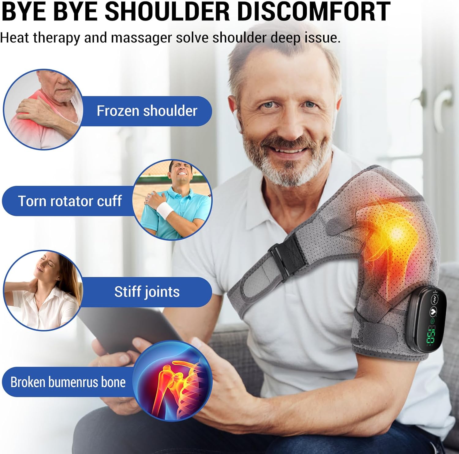Kavendel ShoulderNest™ Heat & Massage Wrap