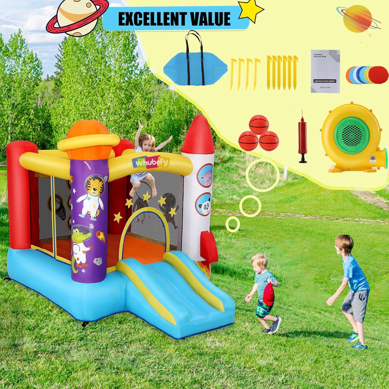 Kavendel BounceNest™ Indoor Bounce House