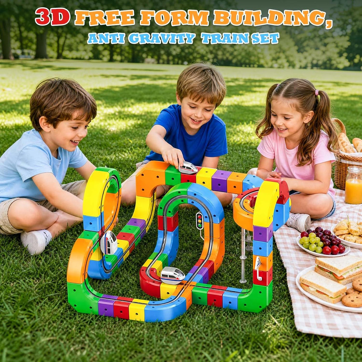Kavendel WonderRail™ 3D Electric Build & Track Set