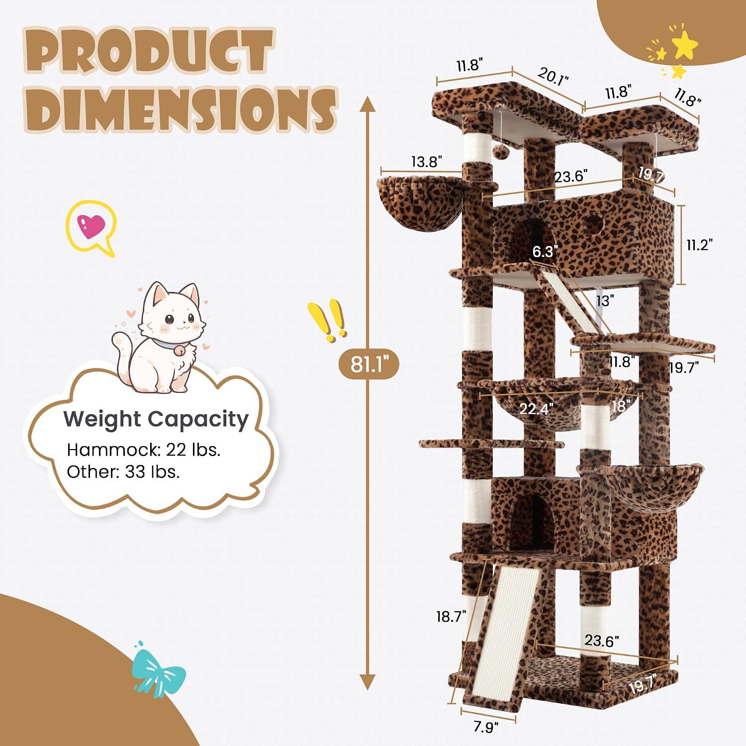 Kavendel PurrHaven™ Cat Tower