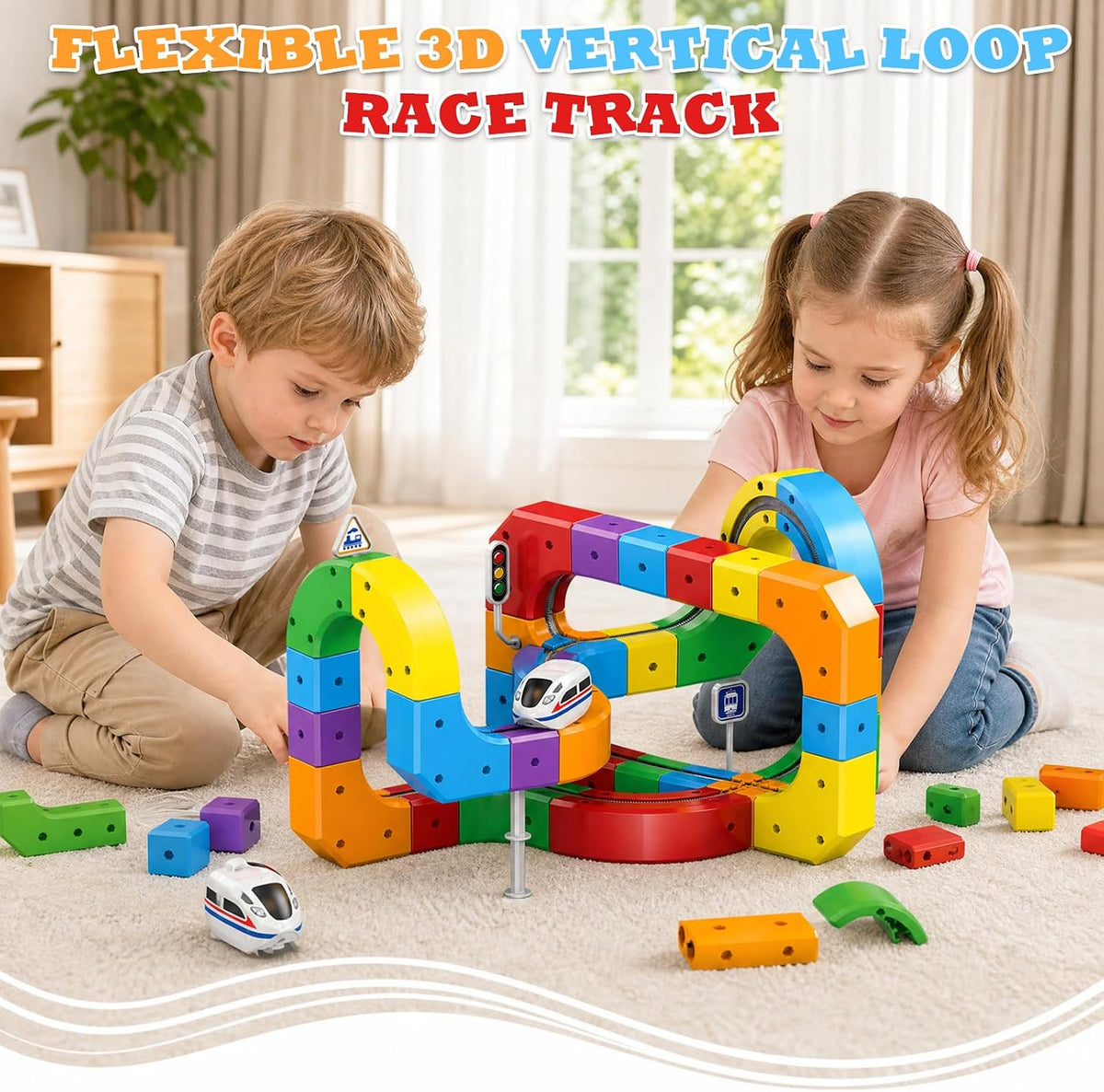 Kavendel WonderRail™ 3D Electric Build & Track Set