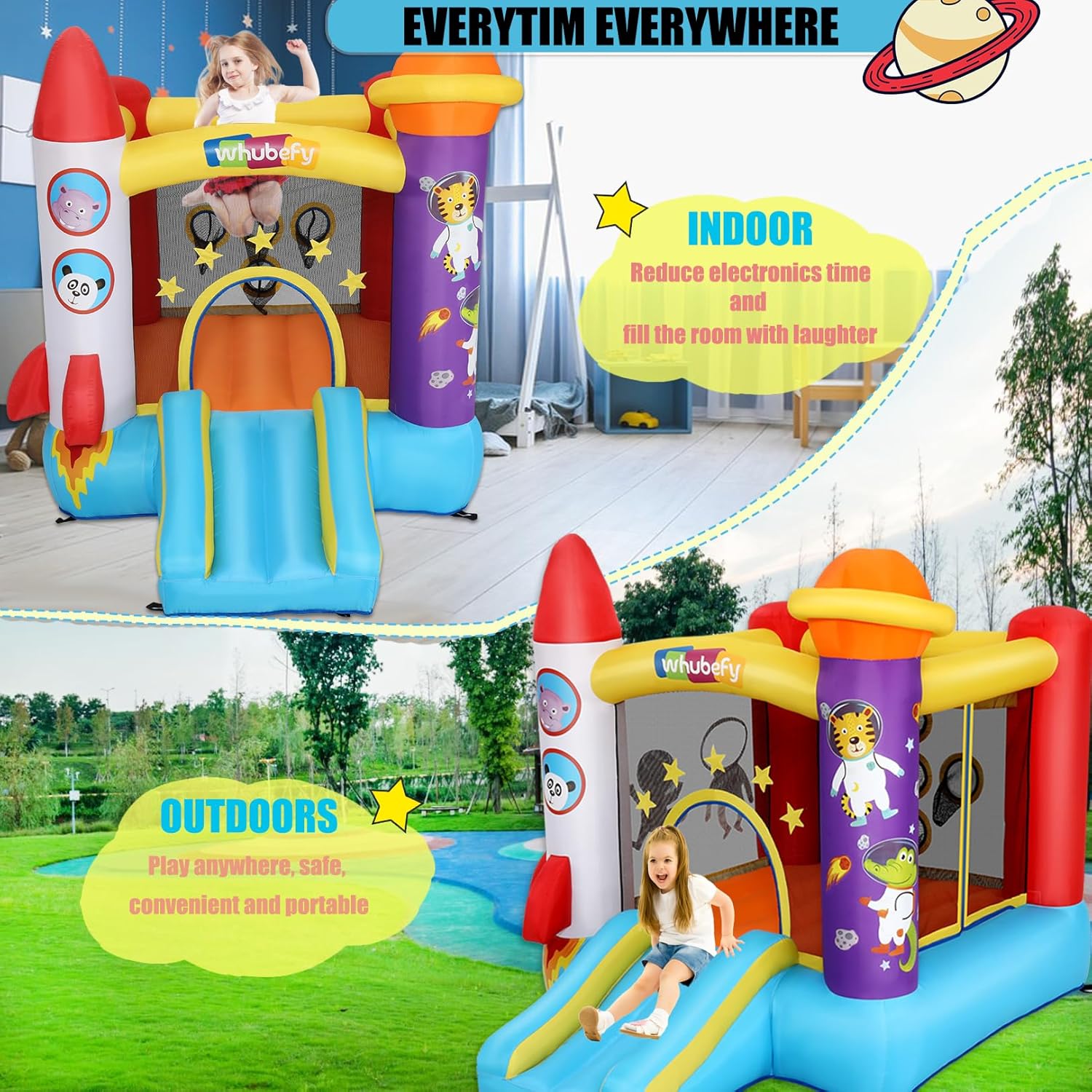 Kavendel BounceNest™ Indoor Bounce House