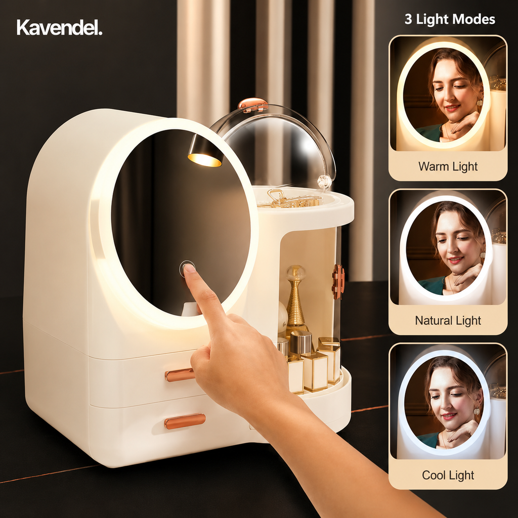 Kavendel GlowNest™ Beauty Organizer
