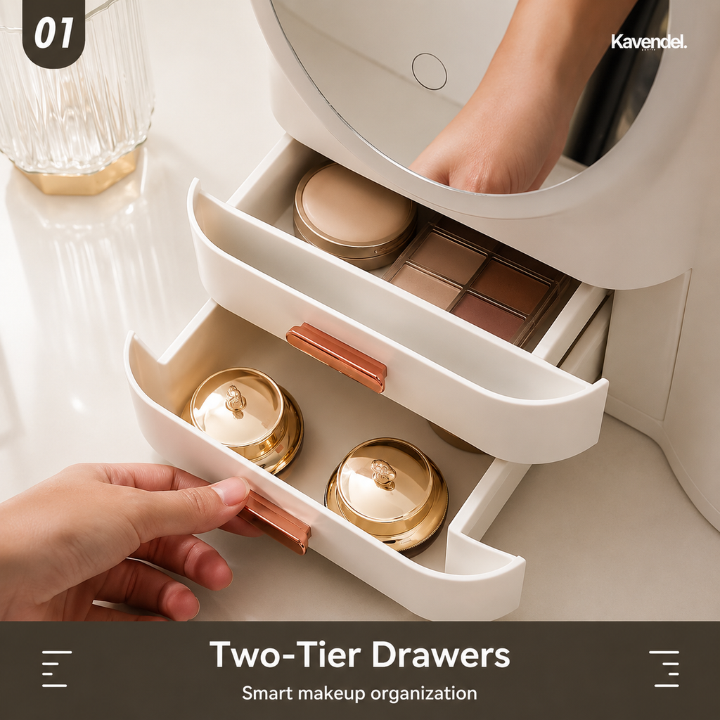 Kavendel GlowNest™ Beauty Organizer