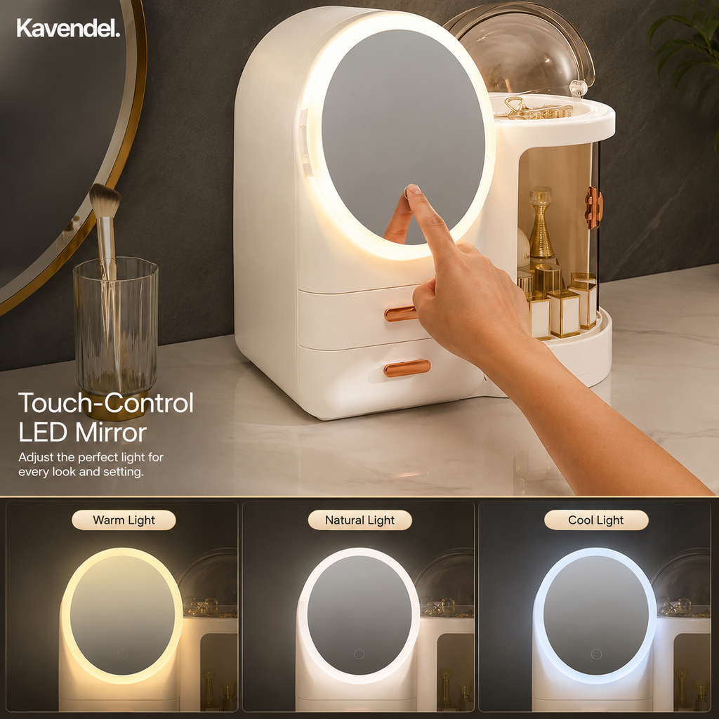 Kavendel GlowNest™ Beauty Organizer