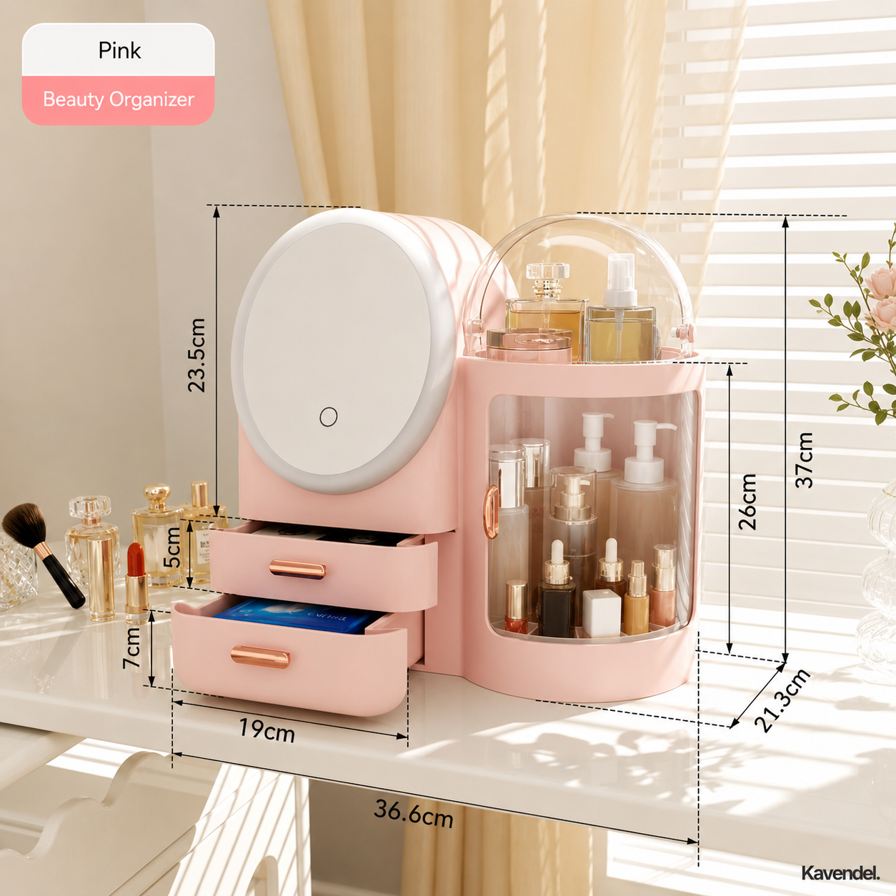 Kavendel GlowNest™ Beauty Organizer