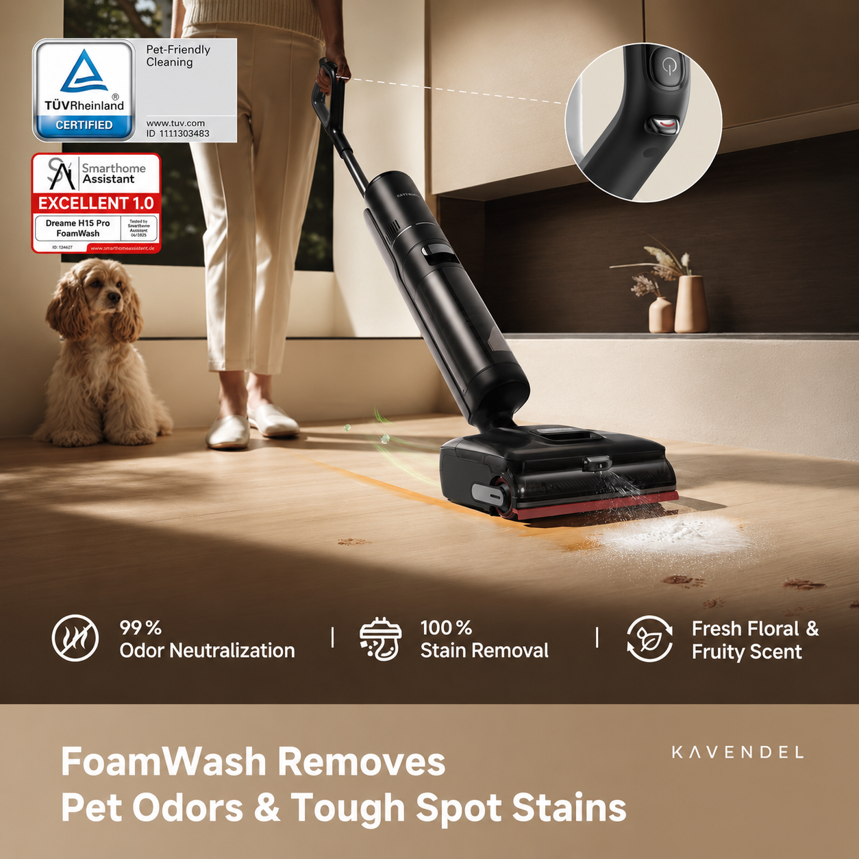 Kavendel CleanFlow™ Vacuum Mop