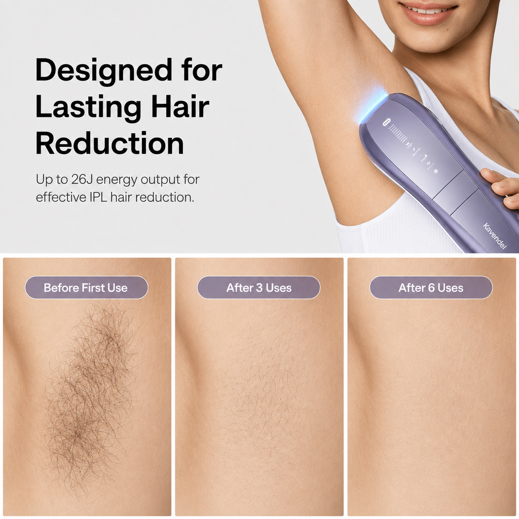 Kavendel SilkAura™ IPL Hair Removal Device
