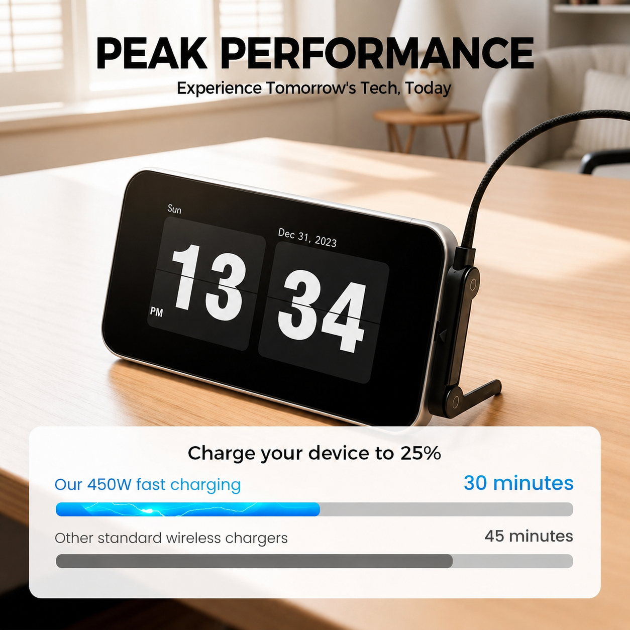 Kavendel FlexCharge™ 240W Stand Cable
