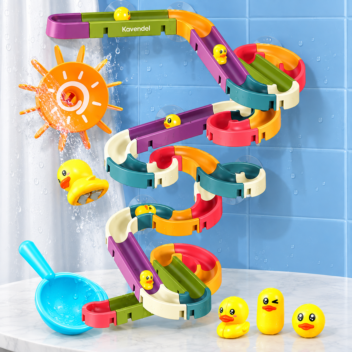 Kavendel DuckFlow™ Interactive Bath Track Playset
