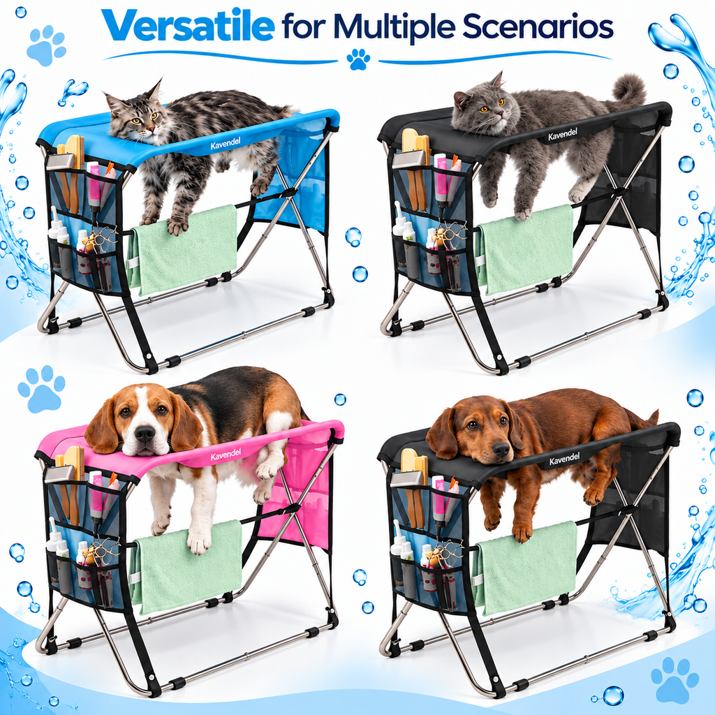 Kavendel PawEase™ – Foldable Pet Grooming Station