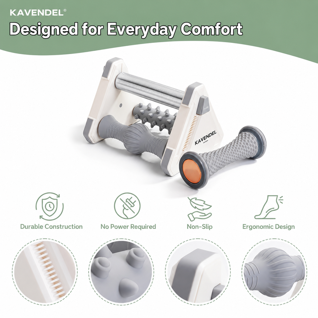 Kavendel SoleRelease™ 3-in-1 Foot Recovery Roller