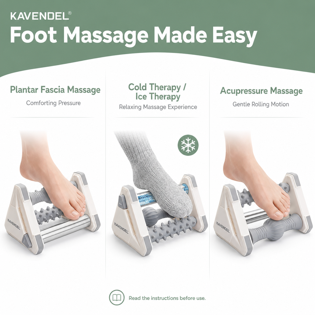 Kavendel SoleRelease™ 3-in-1 Foot Recovery Roller