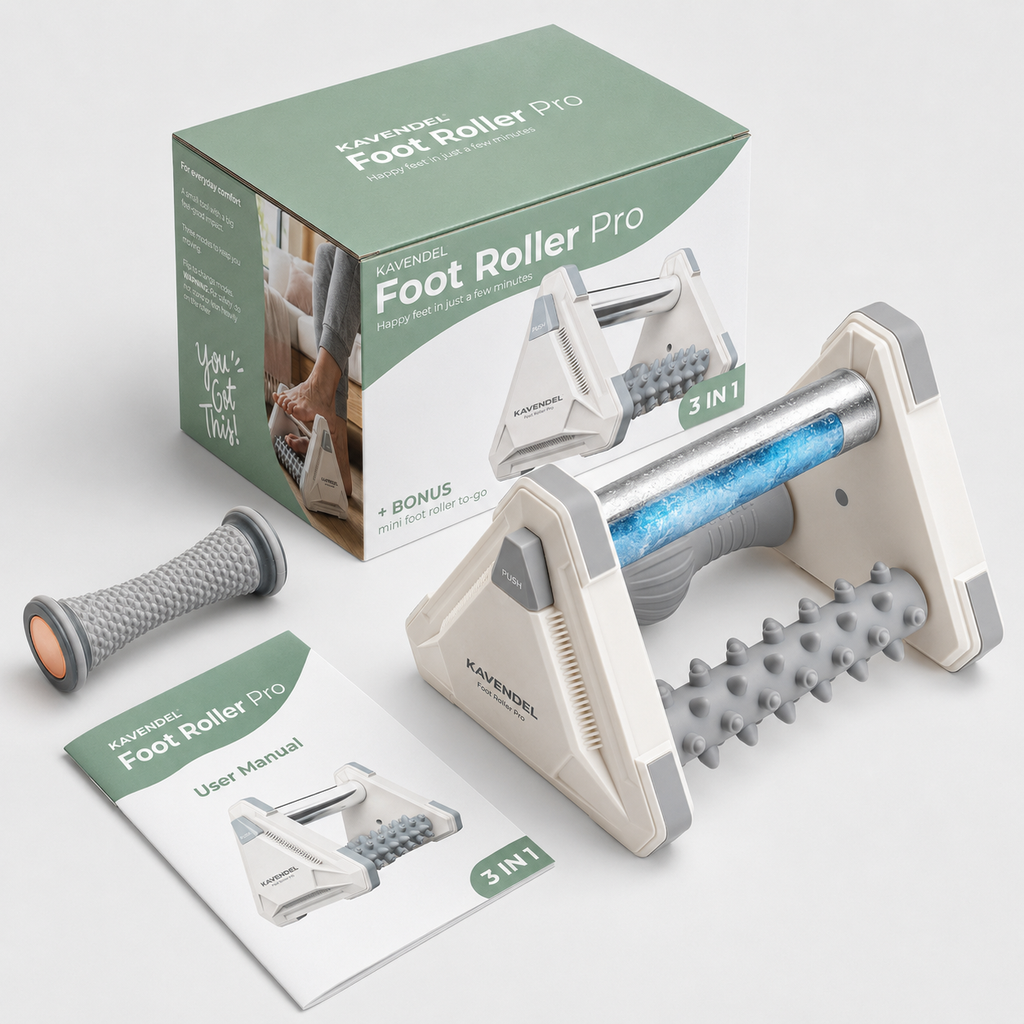 Kavendel SoleRelease™ 3-in-1 Foot Recovery Roller