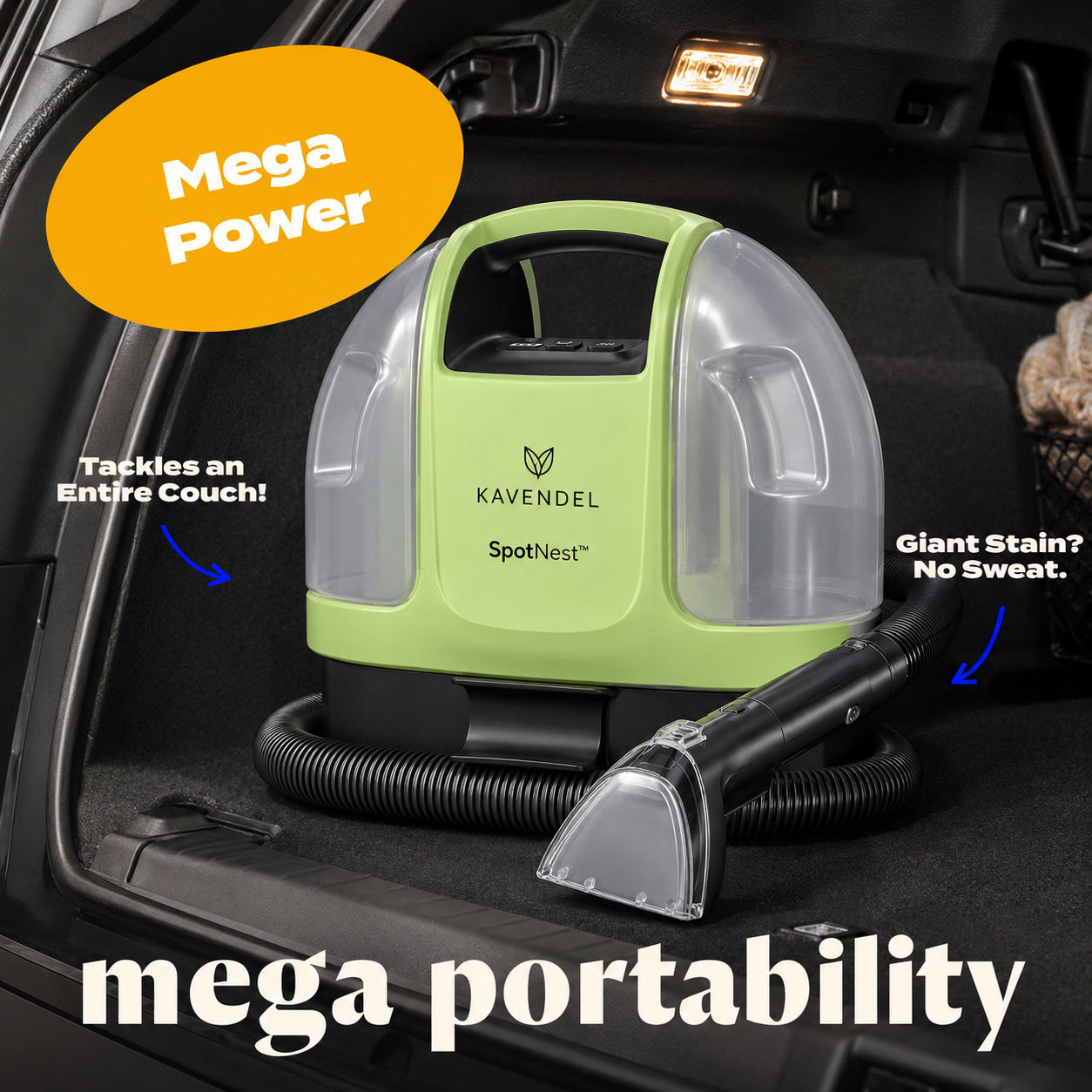 Kavendel SpotNest™ Cordless Stain Cleaner