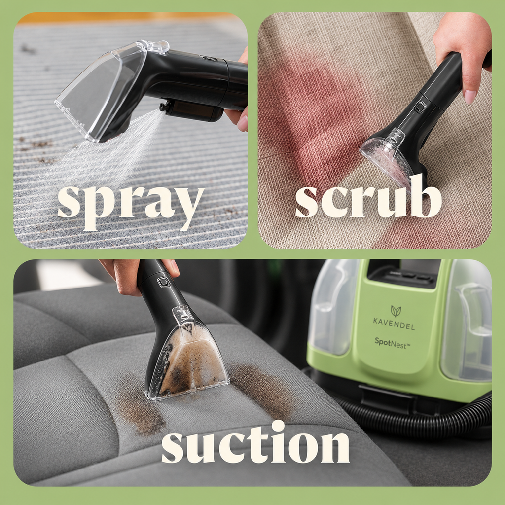 Kavendel SpotNest™ Cordless Stain Cleaner