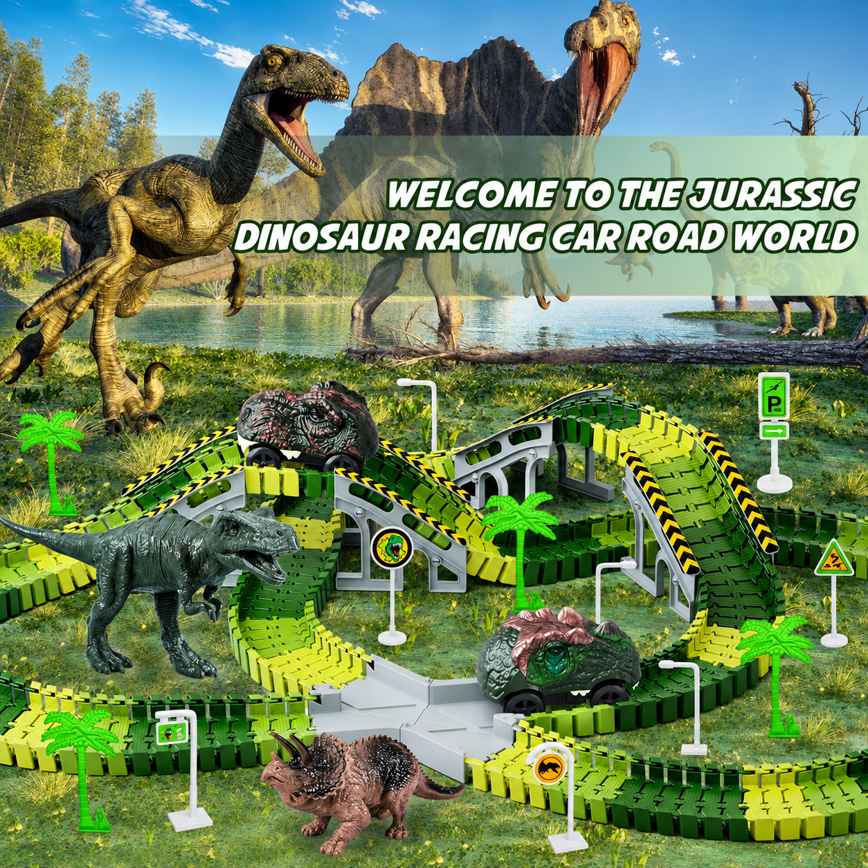 Kavendel DinoTrail™ Adventure Track Set