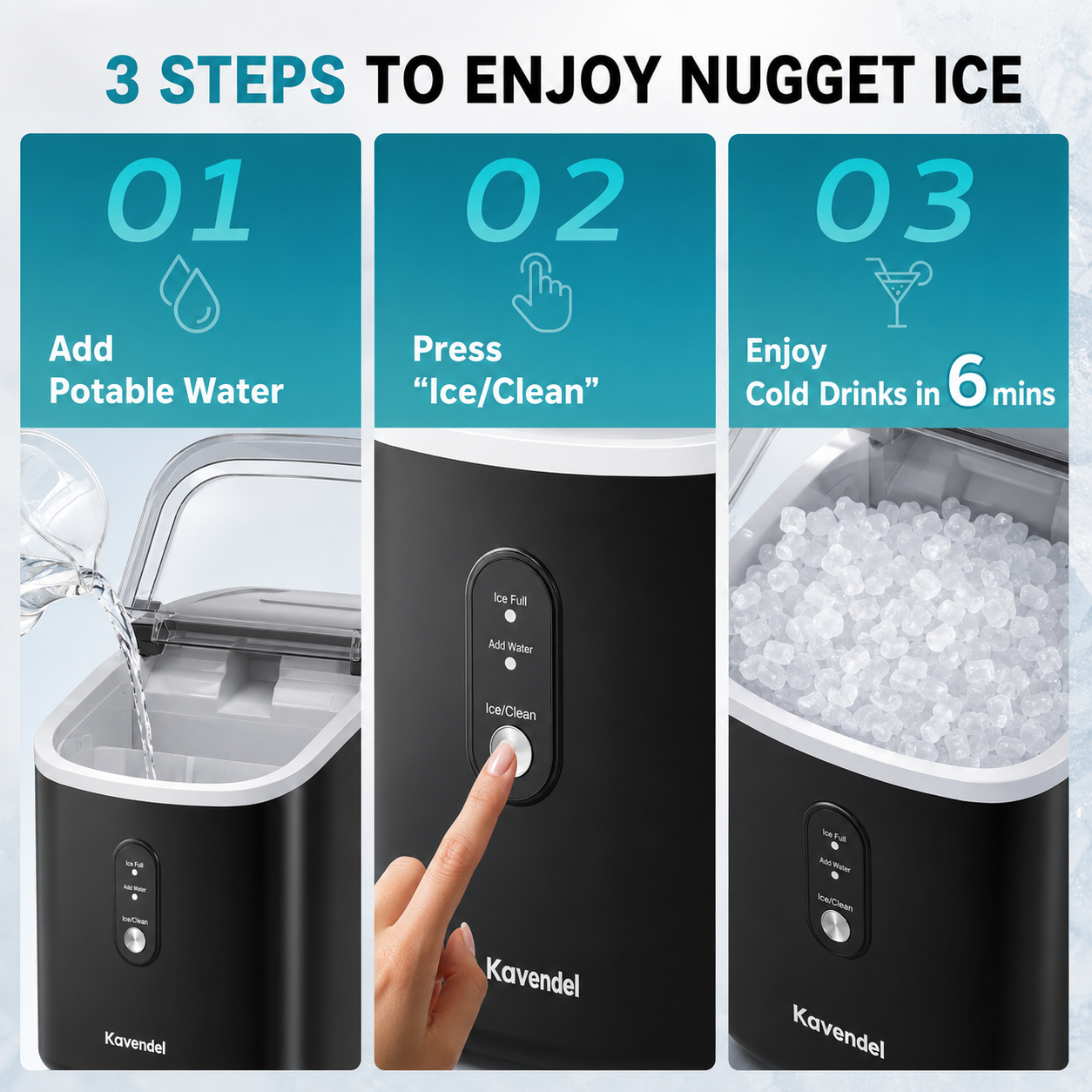 Kavendel FrostNest™ Nugget Ice Maker