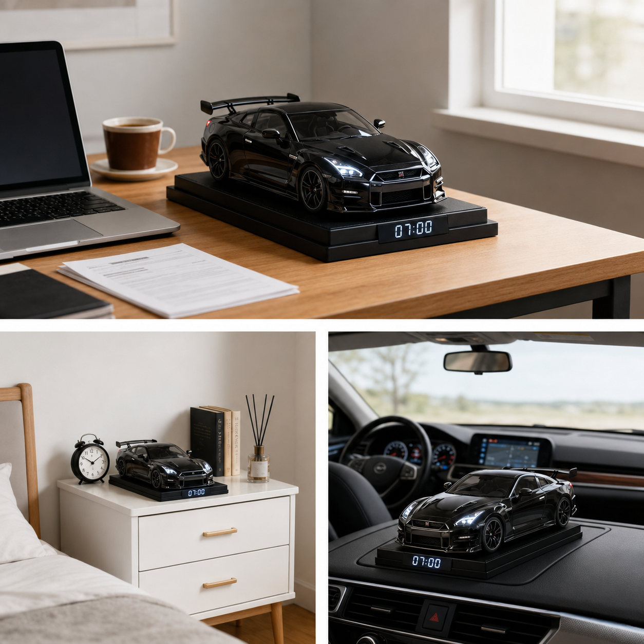 Kavendel RevWake™ Car Alarm Clock