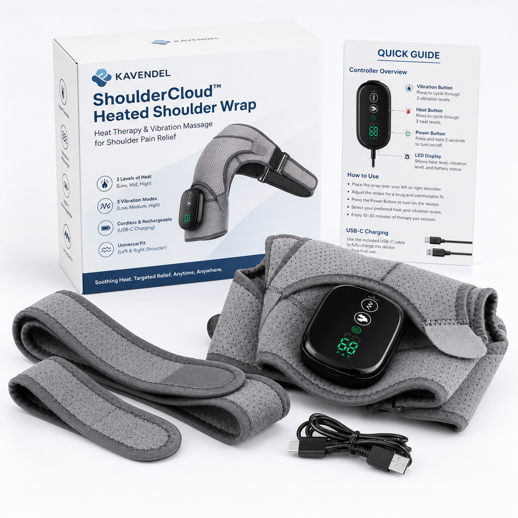 Kavendel ShoulderNest™ Heat & Massage Wrap