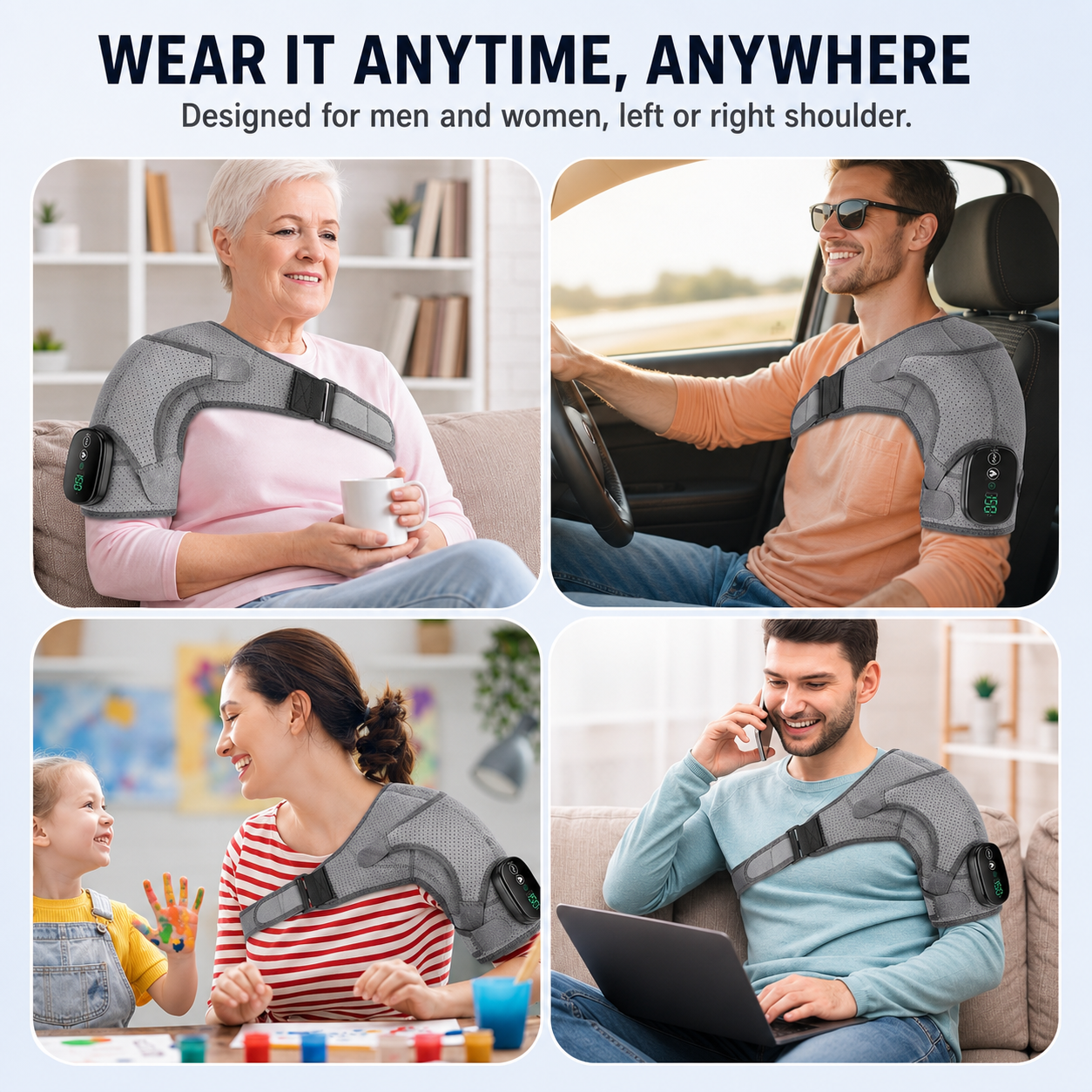 Kavendel ShoulderNest™ Heat & Massage Wrap