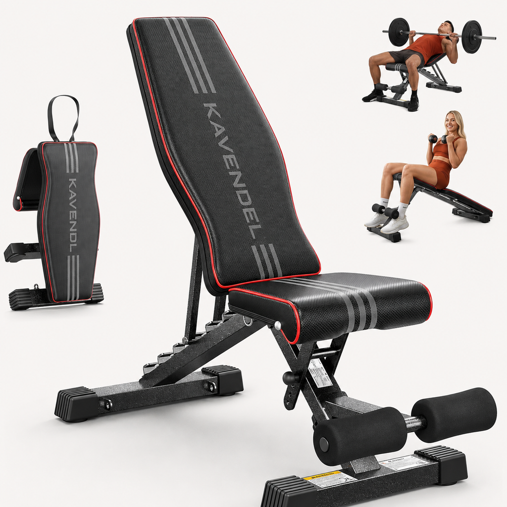 Kavendel SpaceCore™ Foldable Workout Bench