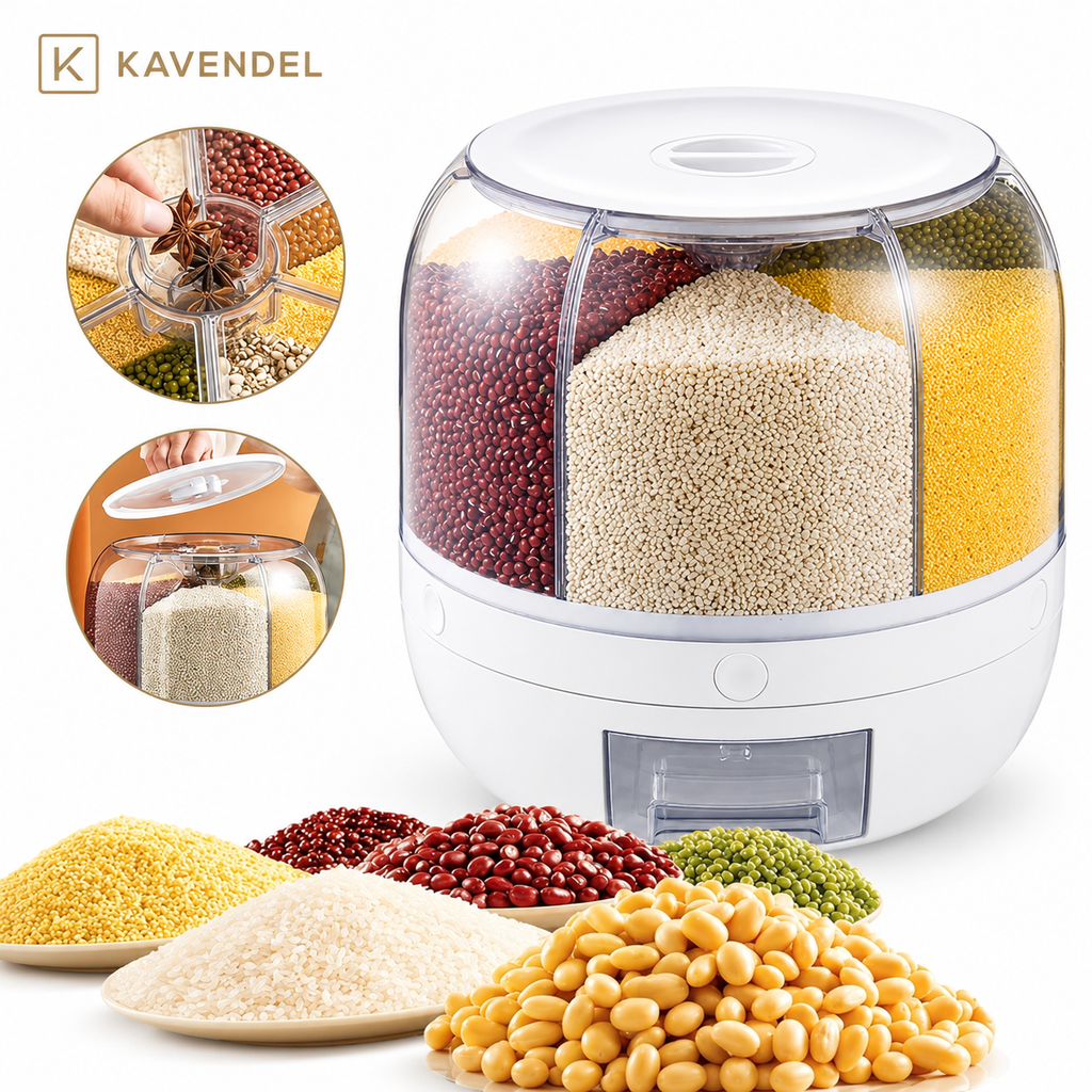Kavendel GrainNest™ Rotating Pantry Dispenser