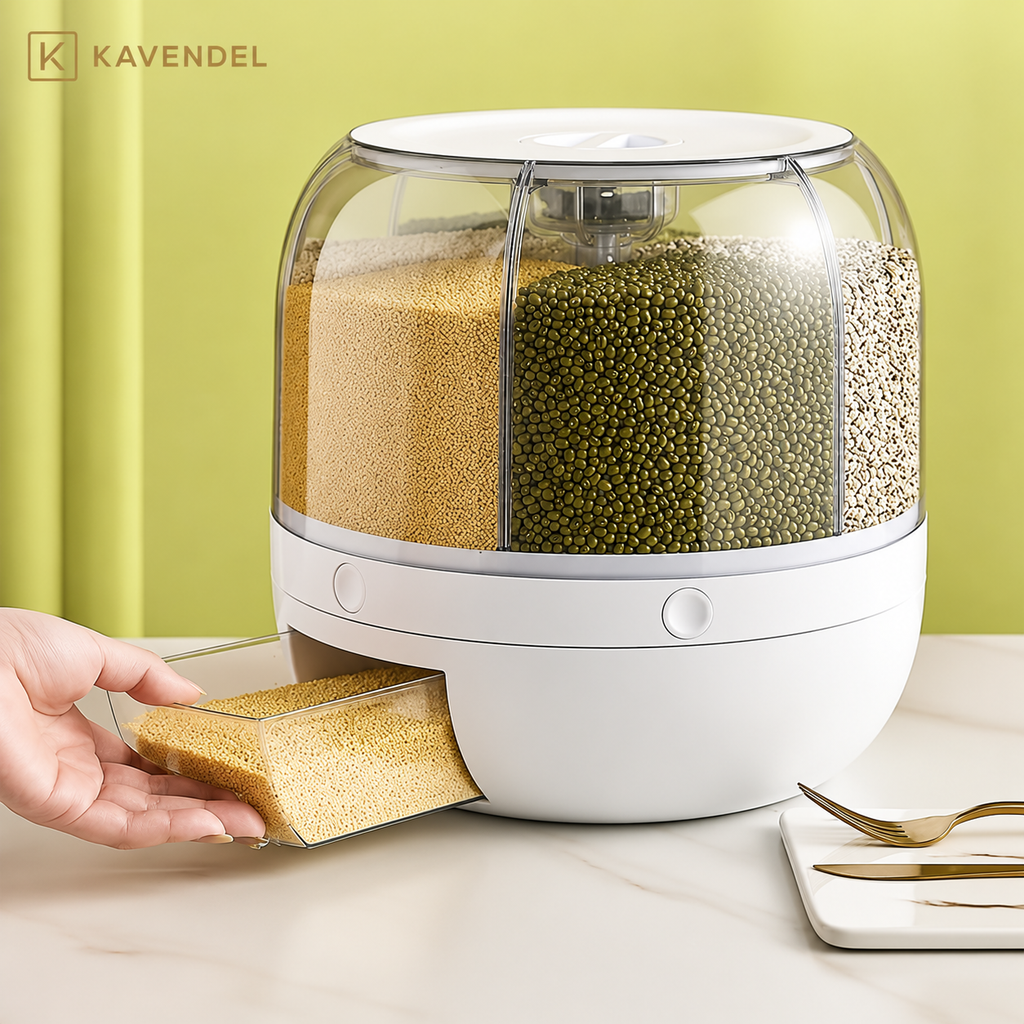 Kavendel GrainNest™ Rotating Pantry Dispenser