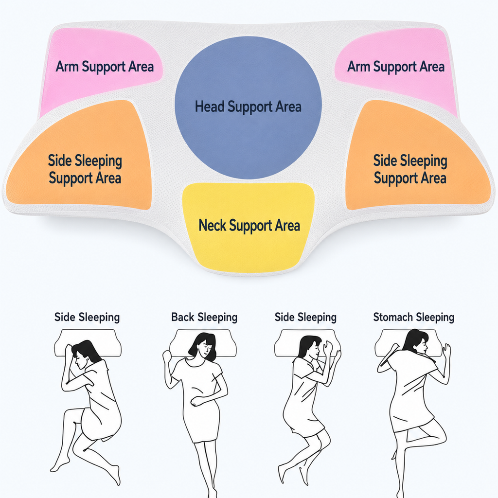 Kavendel NeckCloud™ Ergonomic Pillow