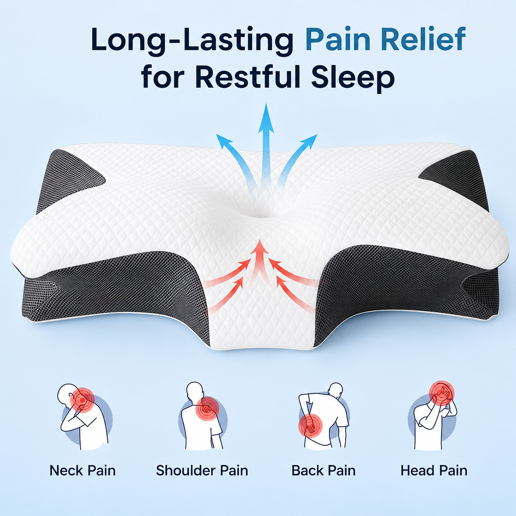 Kavendel NeckCloud™ Ergonomic Pillow