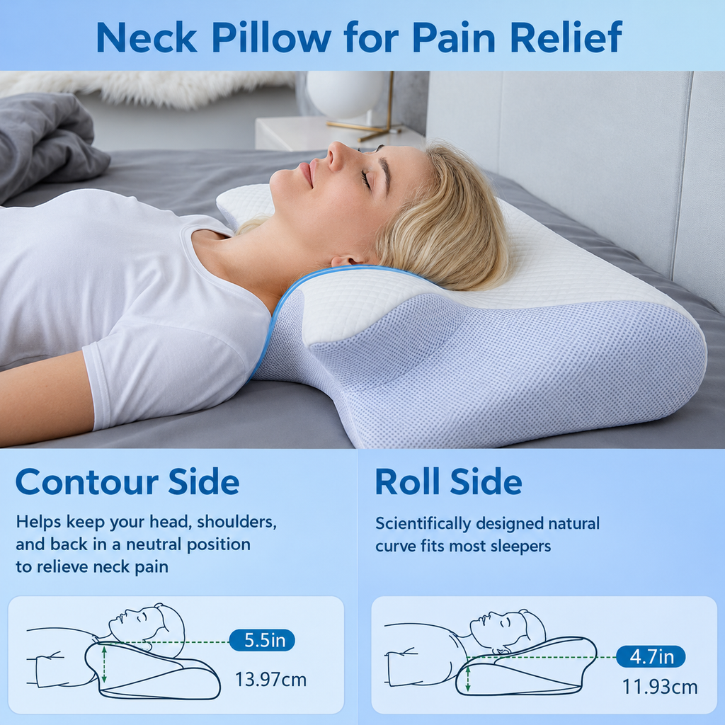 Kavendel NeckCloud™ Ergonomic Pillow