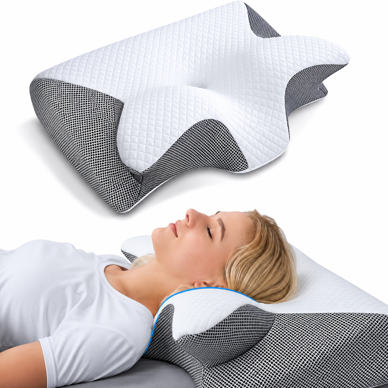 Kavendel NeckCloud™ Ergonomic Pillow