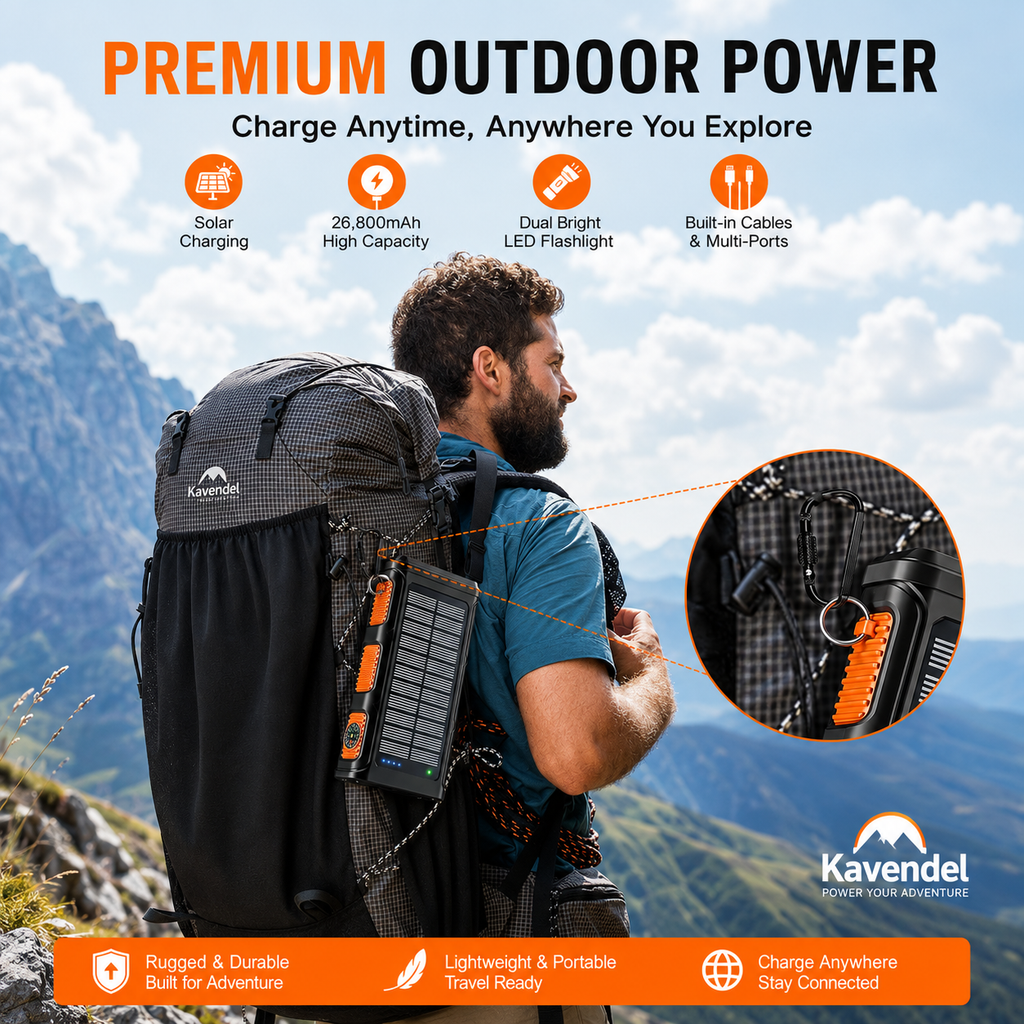 Kavendel PowerHaven™ Emergency Power Bank