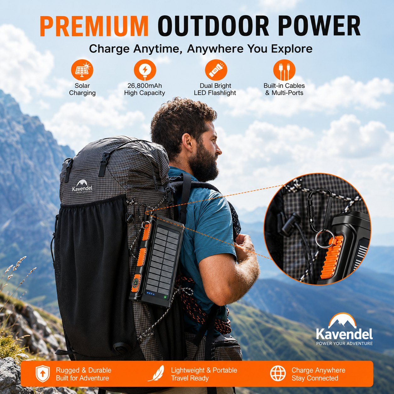 Kavendel PowerHaven™ Emergency Power Bank