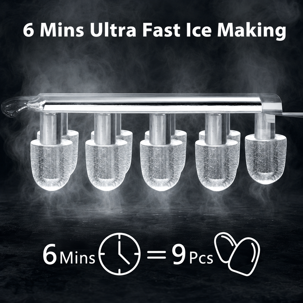 Kavendel IceBloom™ Countertop Bullet Ice Maker