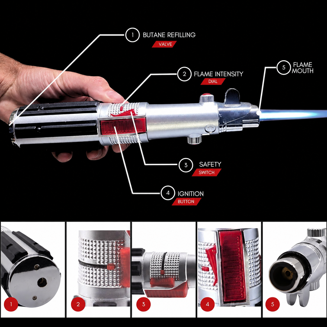 Kavendel Lightsaber™ Torch Lighter