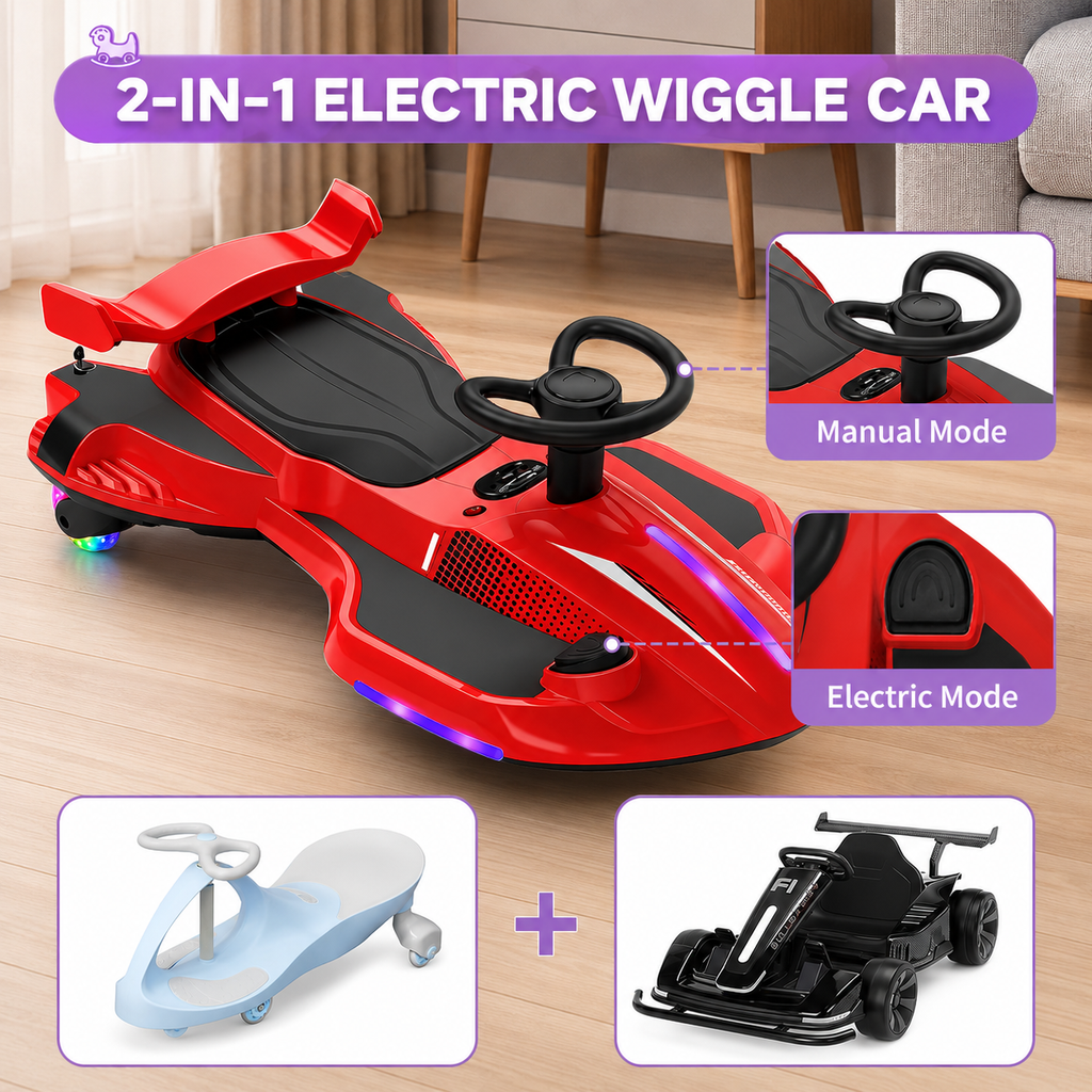 Kavendel GlideNova™ Electric Wiggle Ride-On