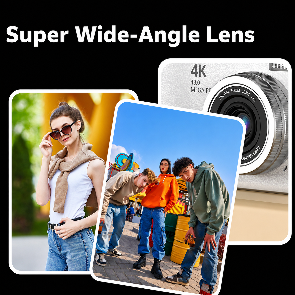 Kavendel MemoGlow™ Flip-Screen Digital Camera