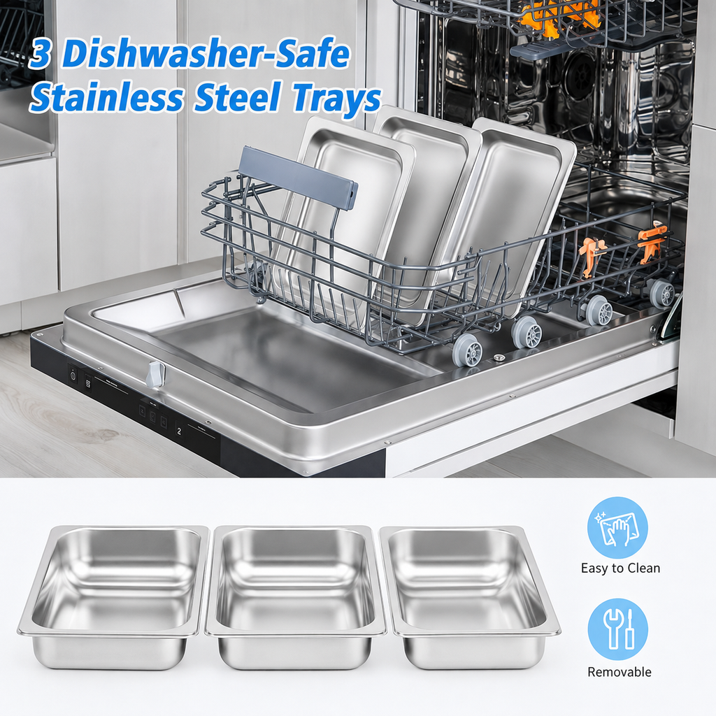 Kavendel GatherWarm™ 3-Tray Electric Buffet Server