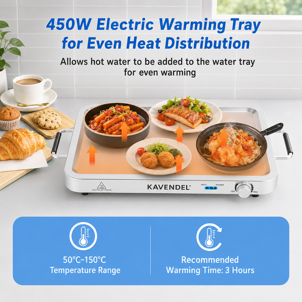 Kavendel GatherWarm™ 3-Tray Electric Buffet Server