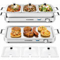 Kavendel GatherWarm™ 3-Tray Electric Buffet Server