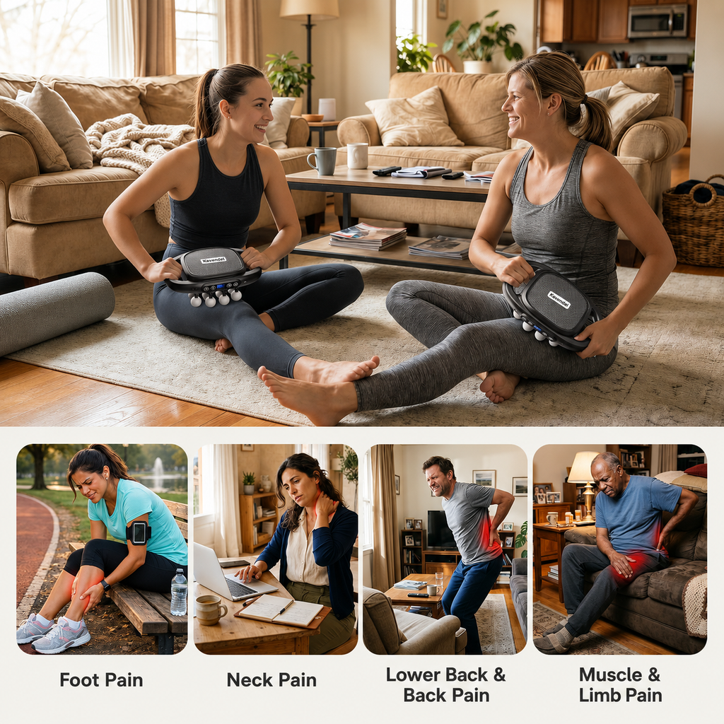 Kavendel BodyPulse™ 16-Head Percussion Massager