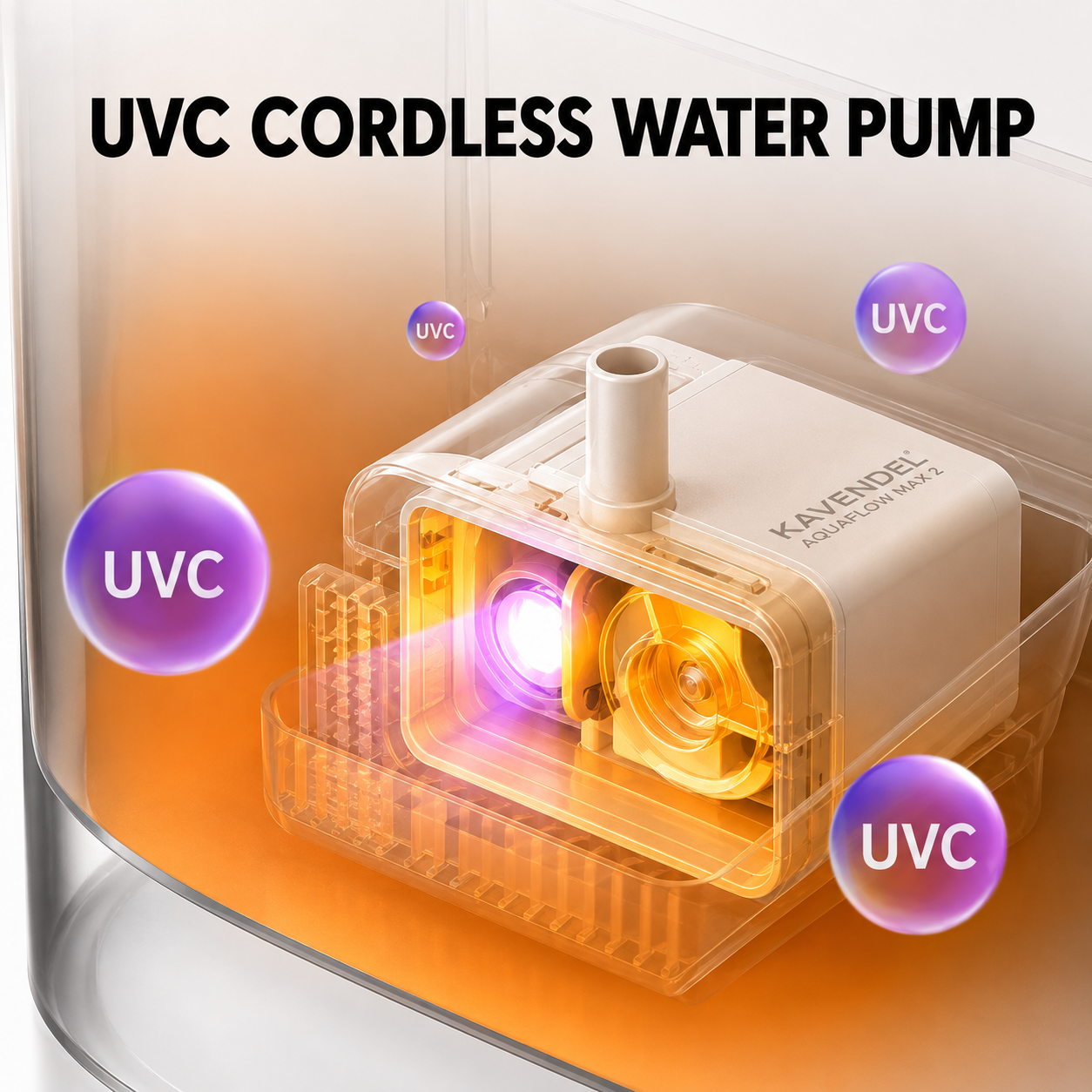 Kavendel PureCycle™ Smart Dual-Tank Pet Fountain