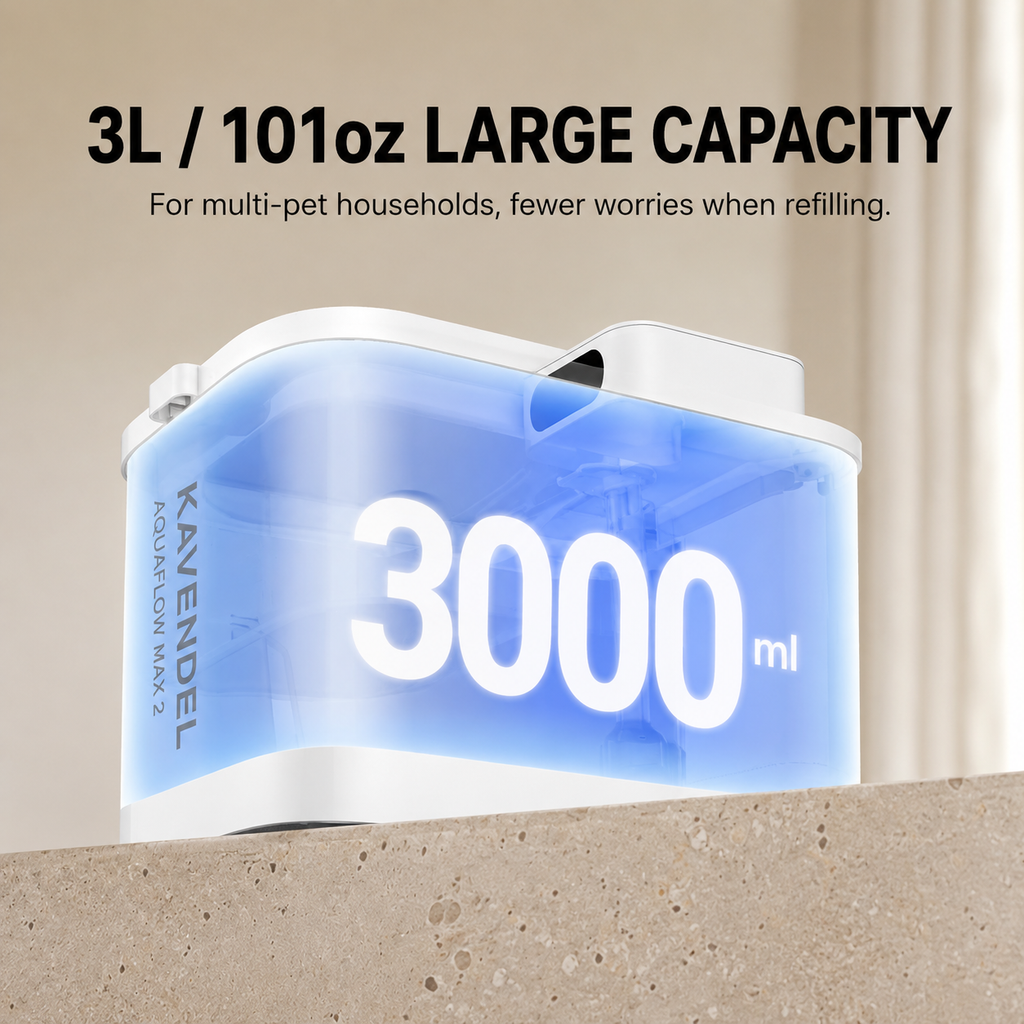 Kavendel PureCycle™ Smart Dual-Tank Pet Fountain