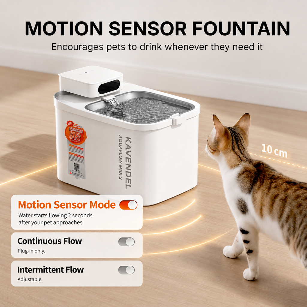 Kavendel PureCycle™ Smart Dual-Tank Pet Fountain