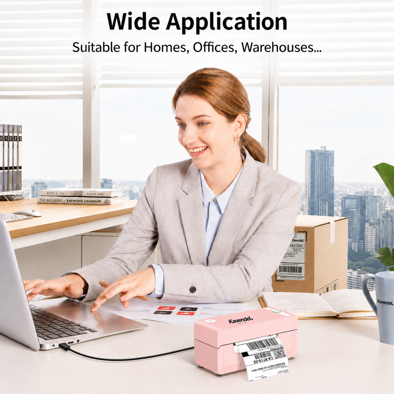 Kavendel PrintNest™ Wireless Thermal Label Printer