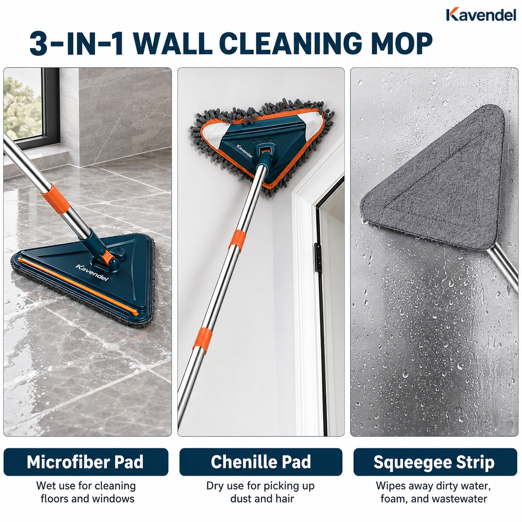 Kavendel ReachCloud™ Extendable Wall & Ceiling Cleaner
