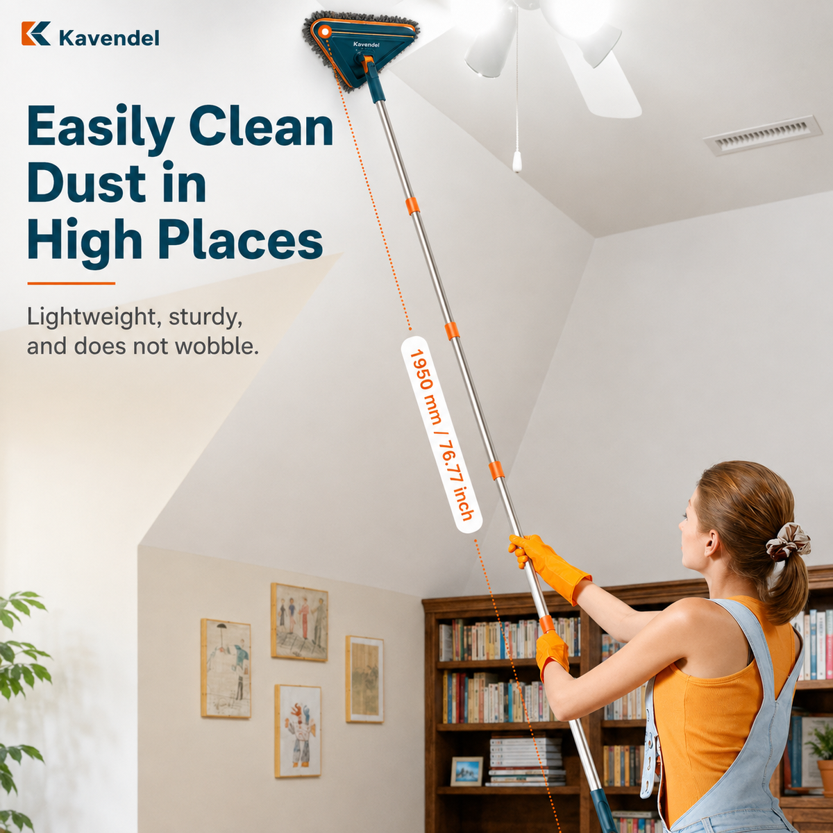 Kavendel ReachCloud™ Extendable Wall & Ceiling Cleaner