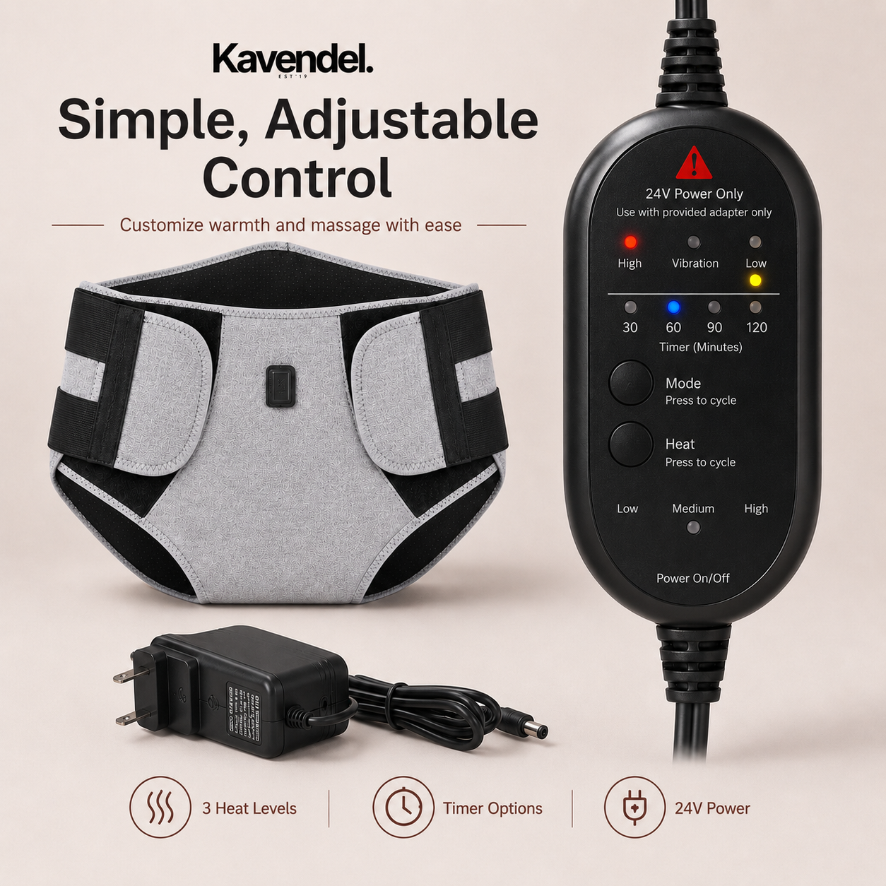 Kavendel LunaWarm™ Period Relief Belt